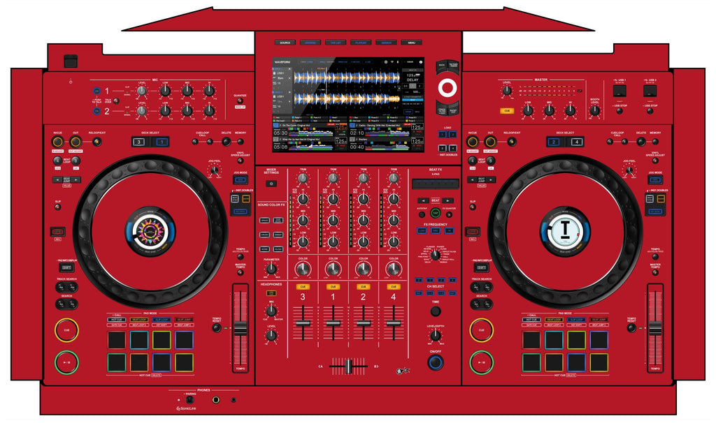 AlphaTheta XDJ AZ Skin Ruby Red