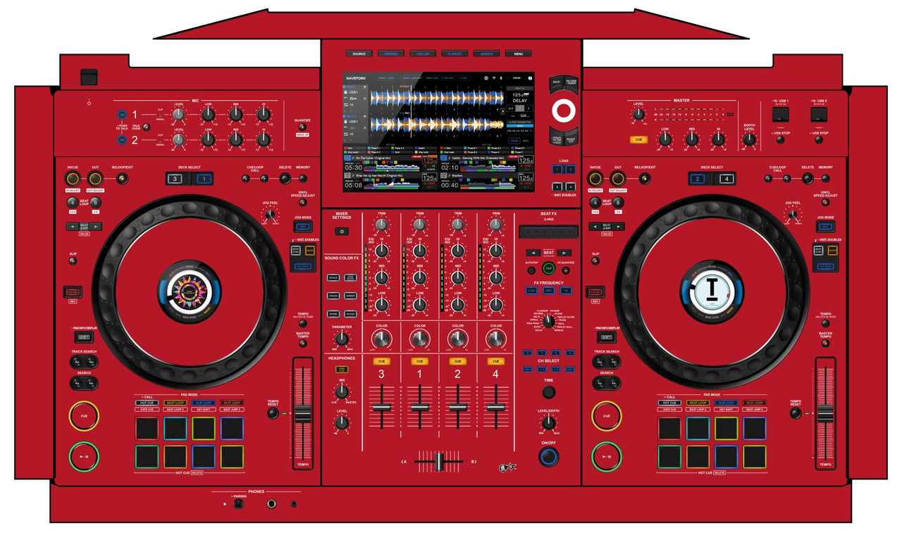AlphaTheta XDJ AZ Skin Ruby Red