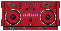 Pioneer DJ DDJ REV 5 Skin Ruby Red