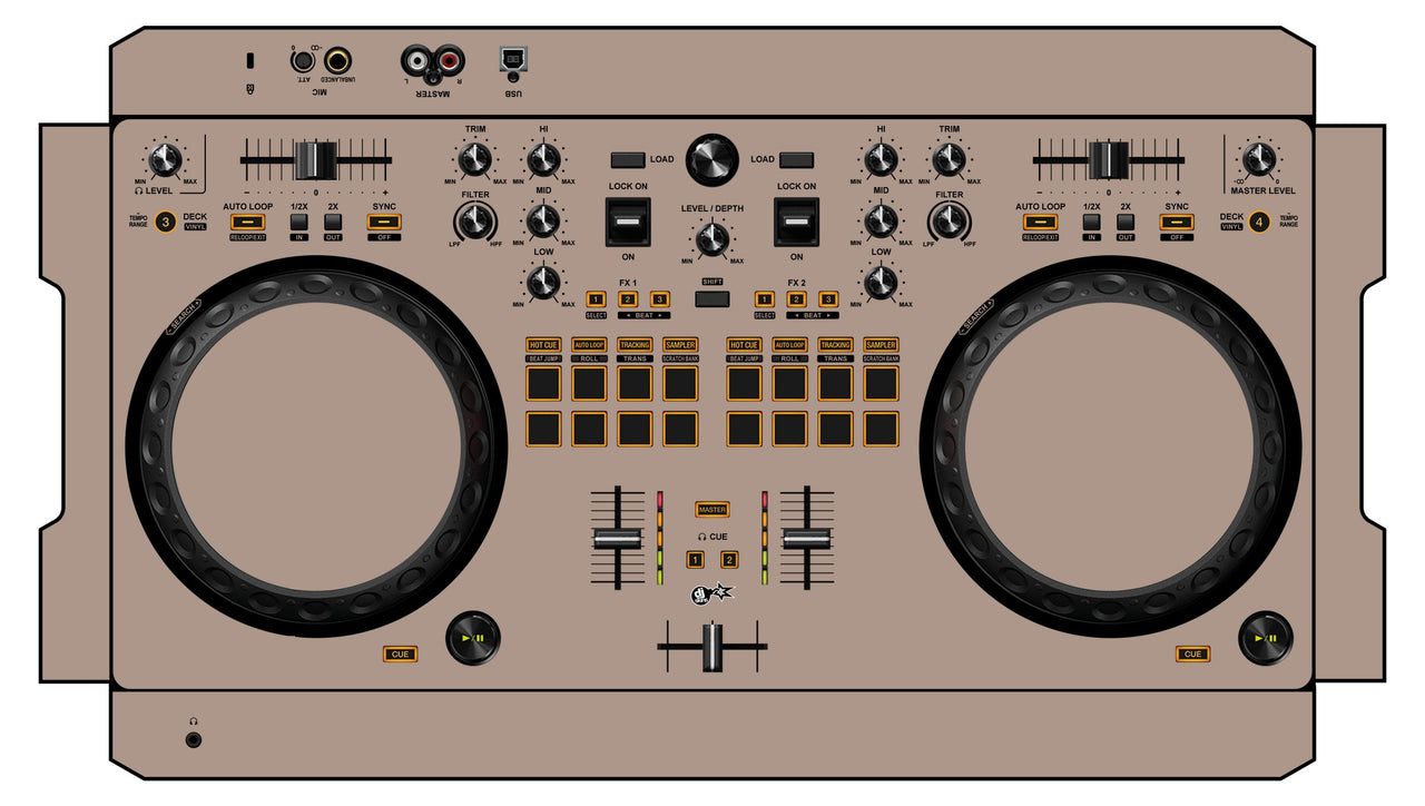 Pioneer DJ DDJ REV 1 Skin Sandstone Beige