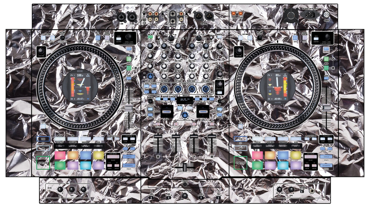 Rane Performer Skin Silvercrush