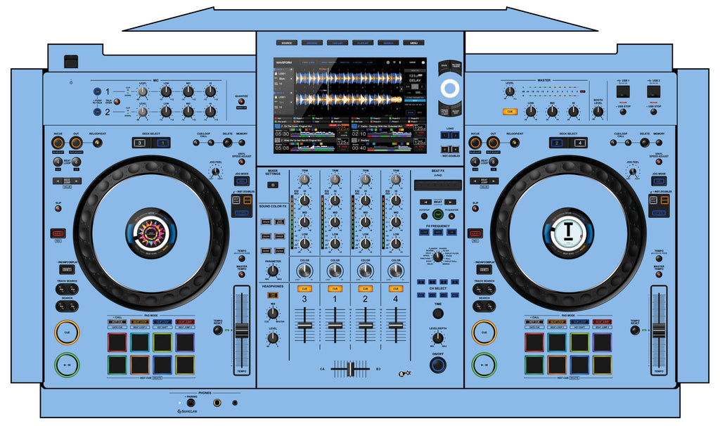 AlphaTheta XDJ AZ Skin Sky Blue