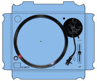 Technics 1200 / 1210 MK7 Skin Sky Blue