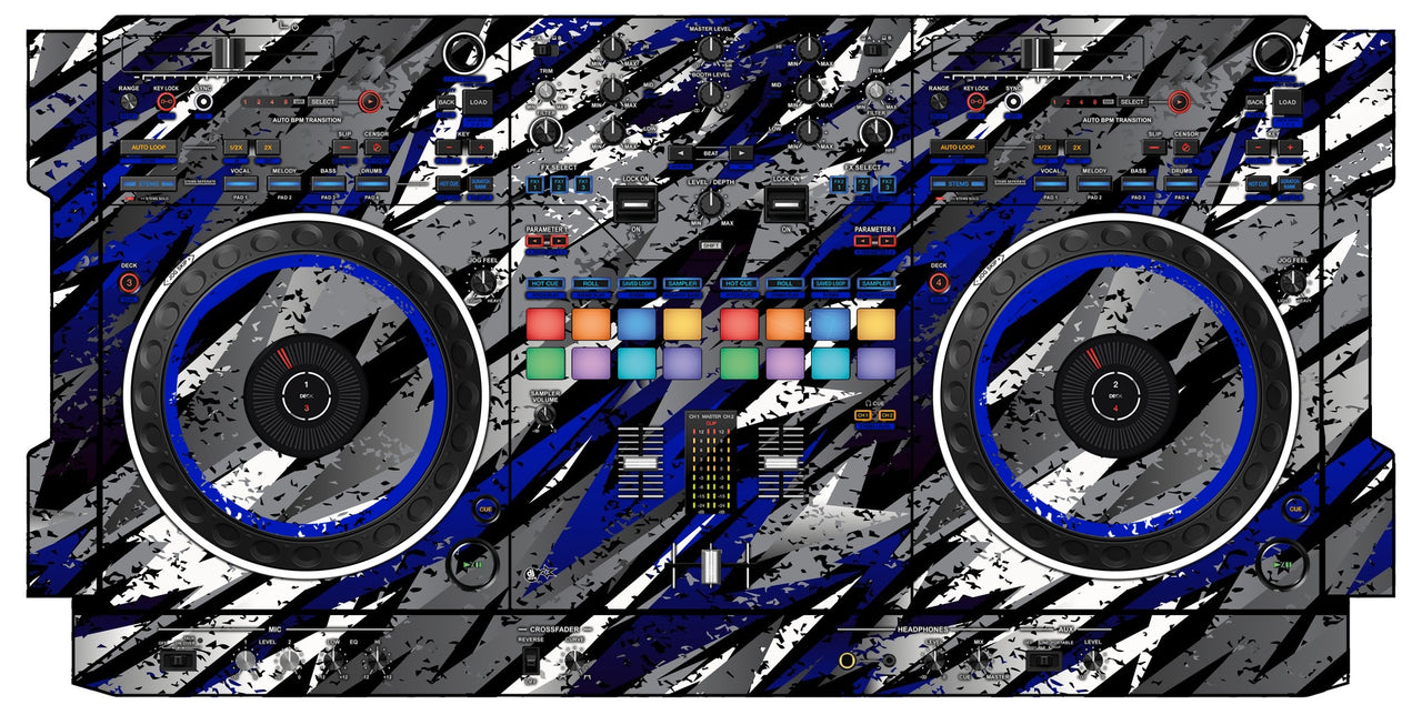Pioneer DJ DDJ REV 5 Skin Sparkasm Blue
