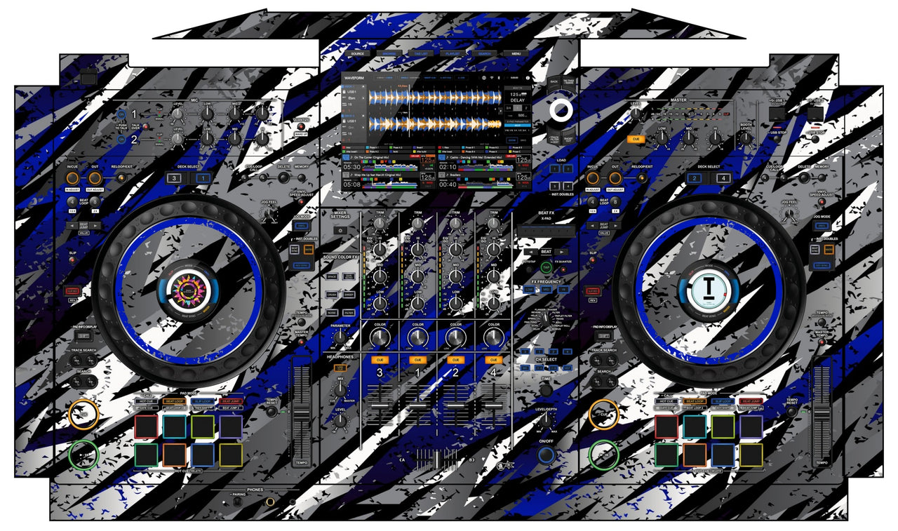 AlphaTheta XDJ AZ Skin Sparkasm Blue