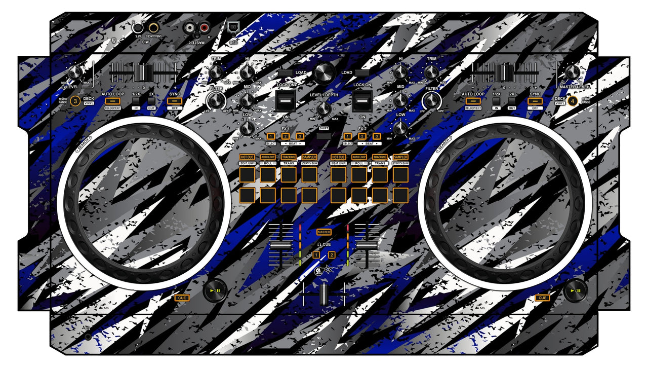 Pioneer DJ DDJ REV 1 Skin Sparkasm Blue