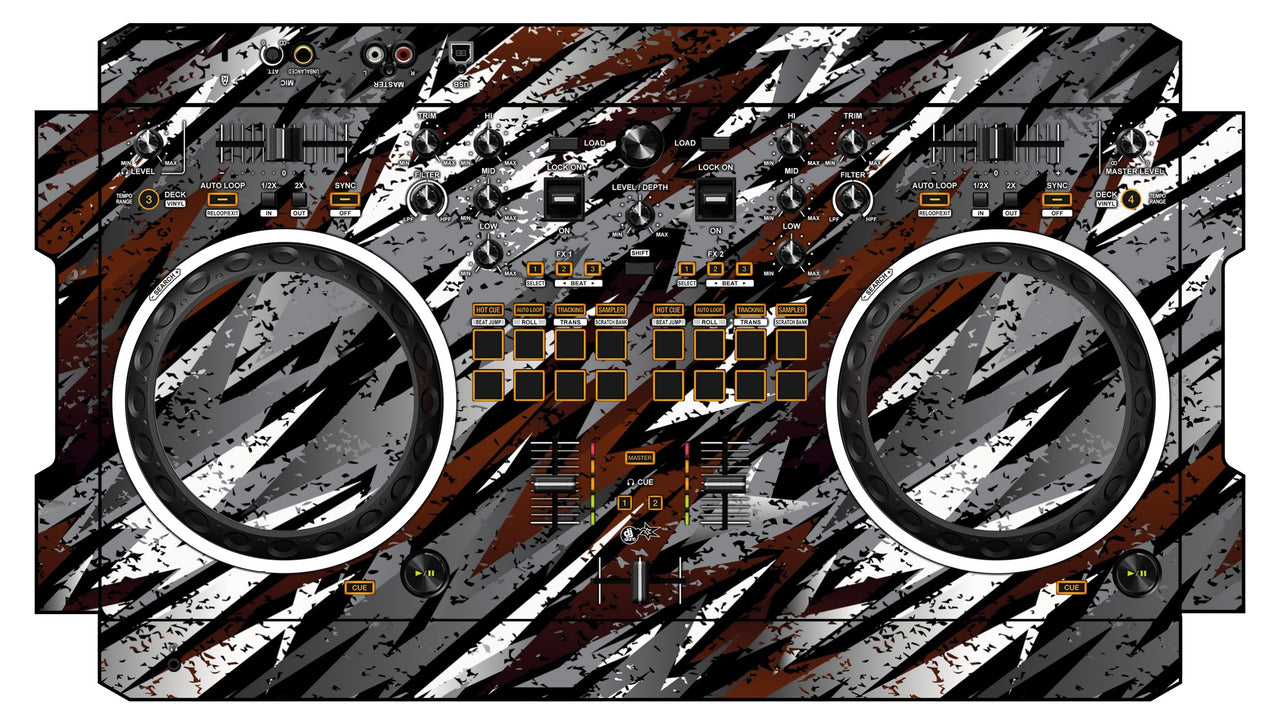 Pioneer DJ DDJ REV 1 Skin Sparkasm Brown