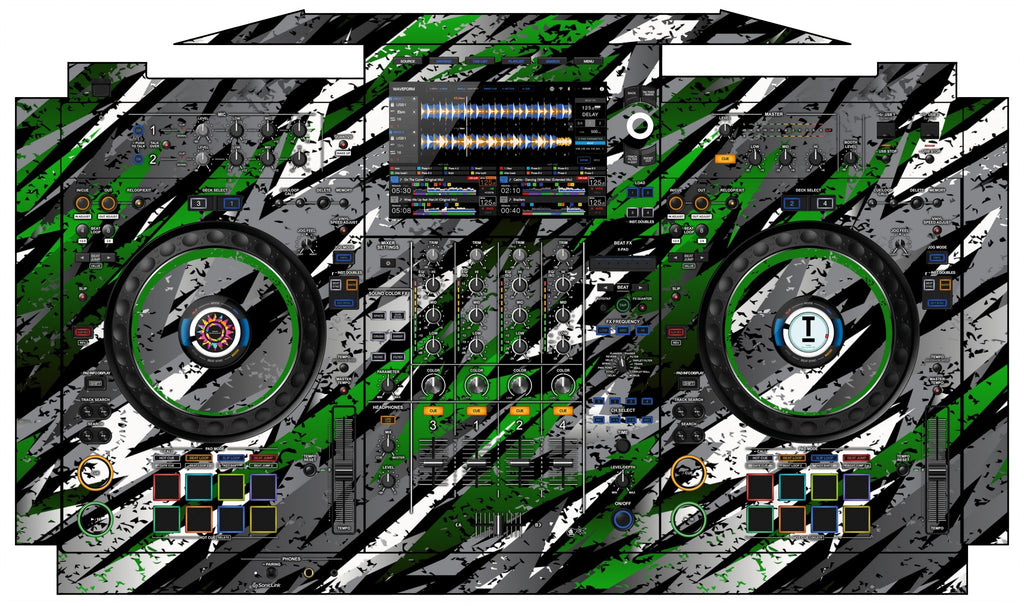 AlphaTheta XDJ AZ Skin Sparkasm Green