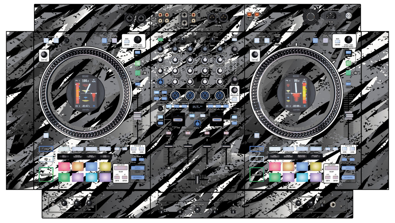 Rane Performer Skin Sparkasm Grey