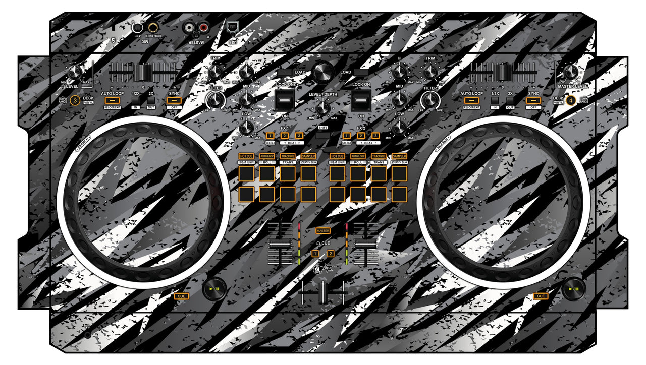 Pioneer DJ DDJ REV 1 Skin Sparkasm Grey