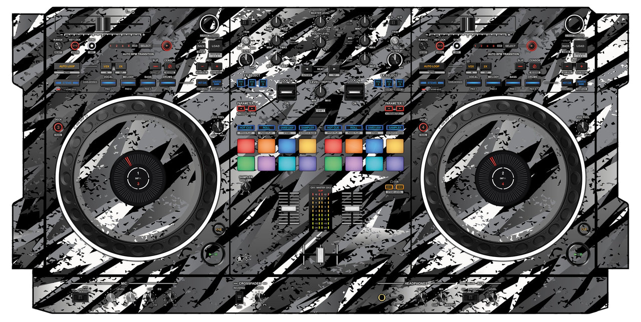 Pioneer DJ DDJ REV 5 Skin Sparkasm Grey