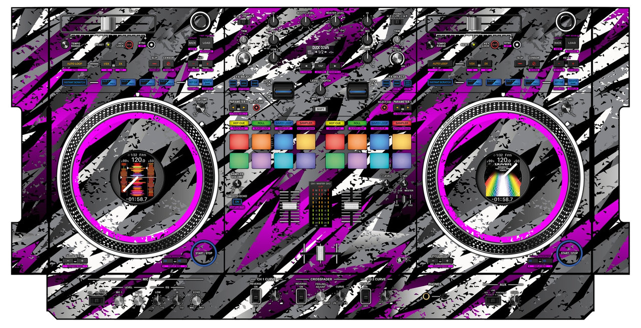 Pioneer DJ DDJ REV 7 Skin Sparkasm Pink