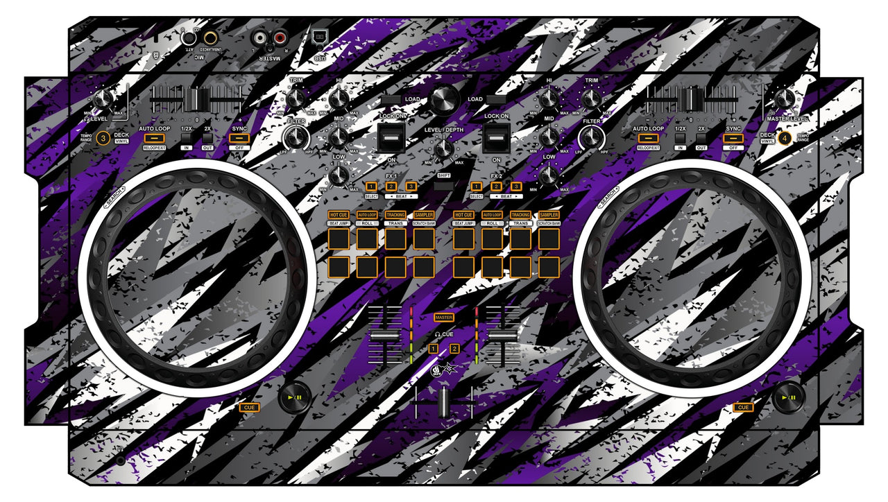 Pioneer DJ DDJ REV 1 Skin Sparkasm Purple
