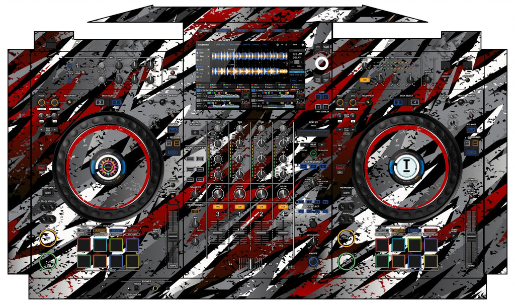 AlphaTheta XDJ AZ Skin Sparkasm Red