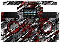 Denon DJ SC Live 2 Skin Sparkasm Red