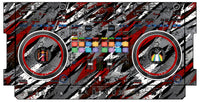 Pioneer DJ DDJ REV 7 Skin Sparkasm Red