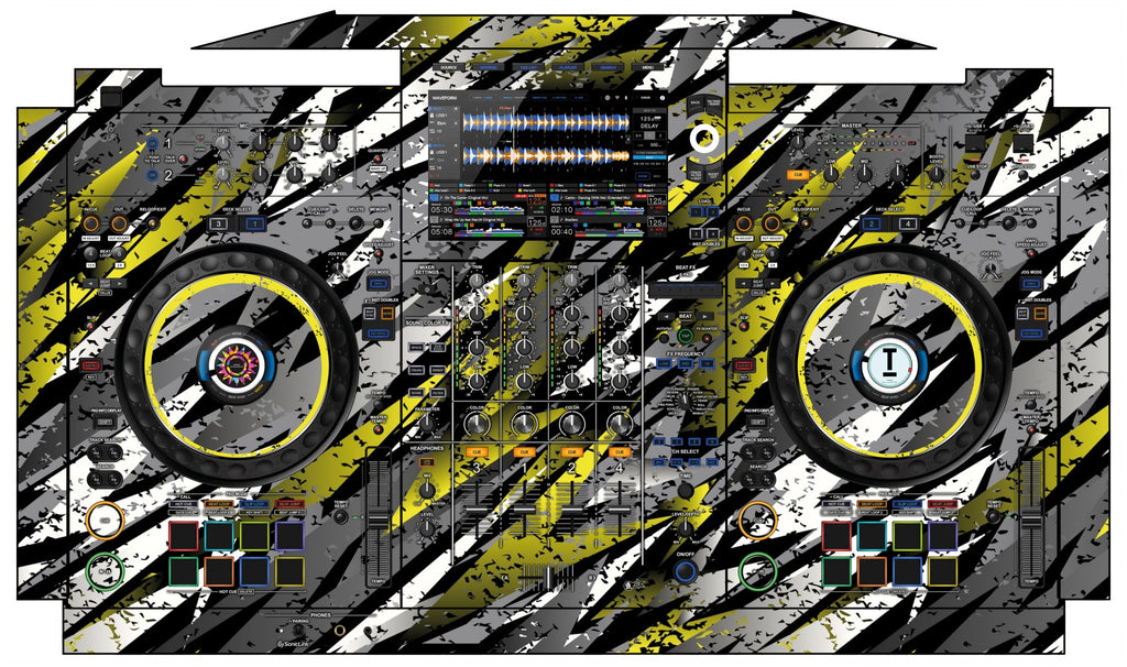 AlphaTheta XDJ AZ Skin Sparkasm Yellow