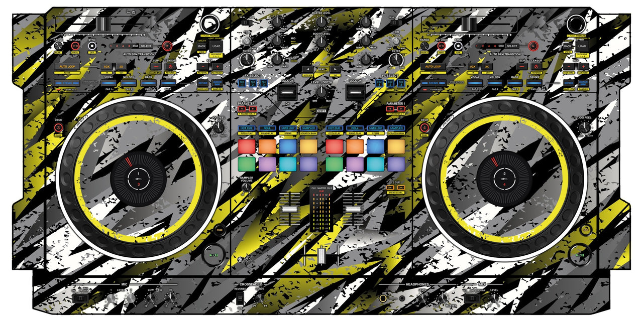 Pioneer DJ DDJ REV 5 Skin Sparkasm Yellow