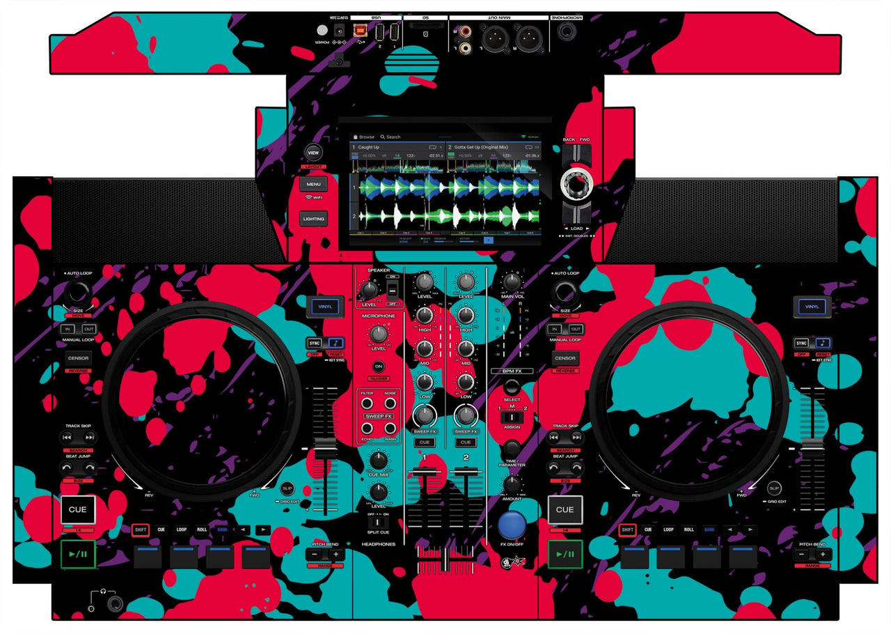 Denon DJ SC Live 2 Skin Splatfest