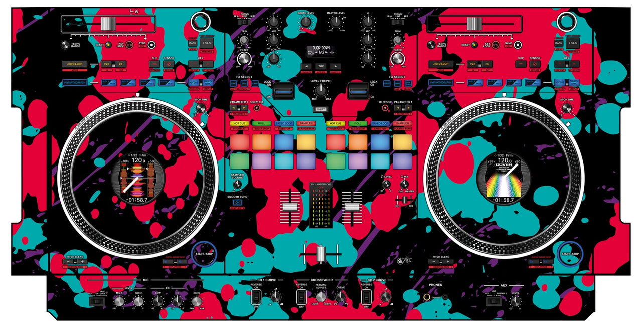 Pioneer DJ DDJ REV 7 Skin Splatfest