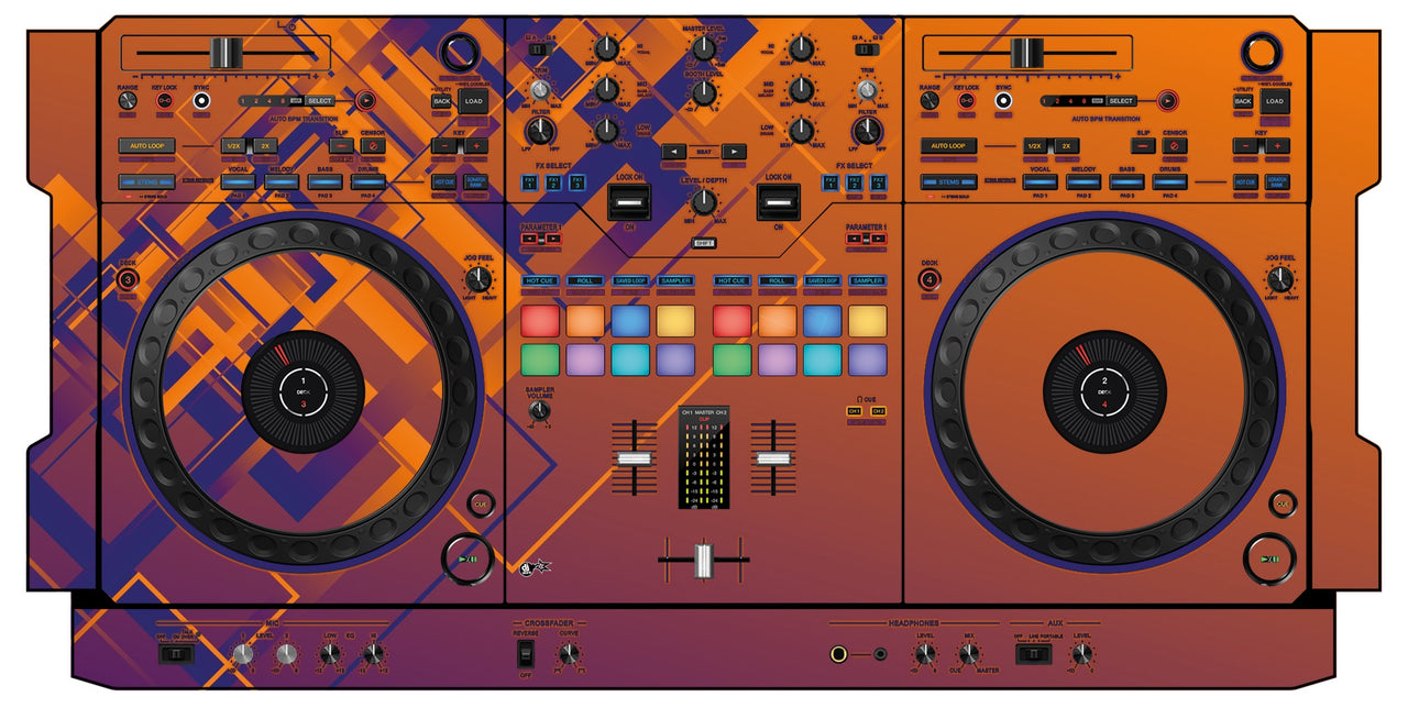 Pioneer DJ DDJ REV 5 Skin Squared Hollow