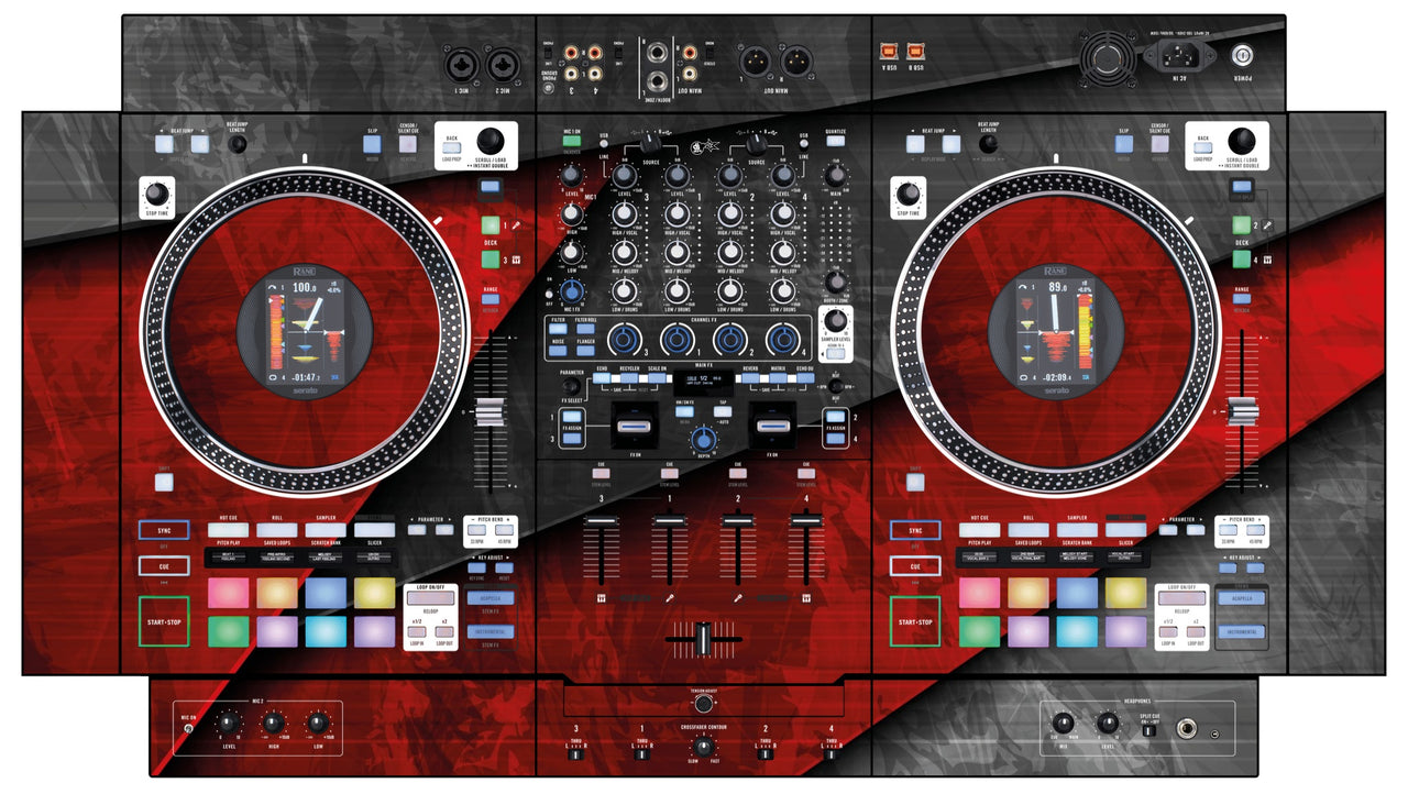 Rane Performer Skin Steelay Red