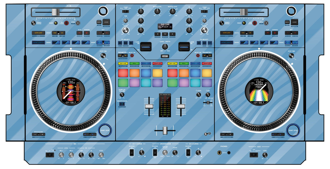 Pioneer DJ DDJ REV 7 Skin Striper