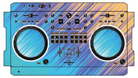 Pioneer DJ DDJ REV 1 Skin Stripes