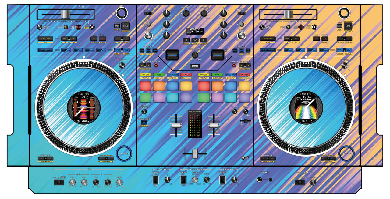 Pioneer DJ DDJ REV 7 Skin Stripes