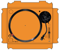 Technics 1200 / 1210 MK7 Skin Sunset Orange
