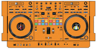 Pioneer DJ DDJ REV 7 Skin Sunset Orange