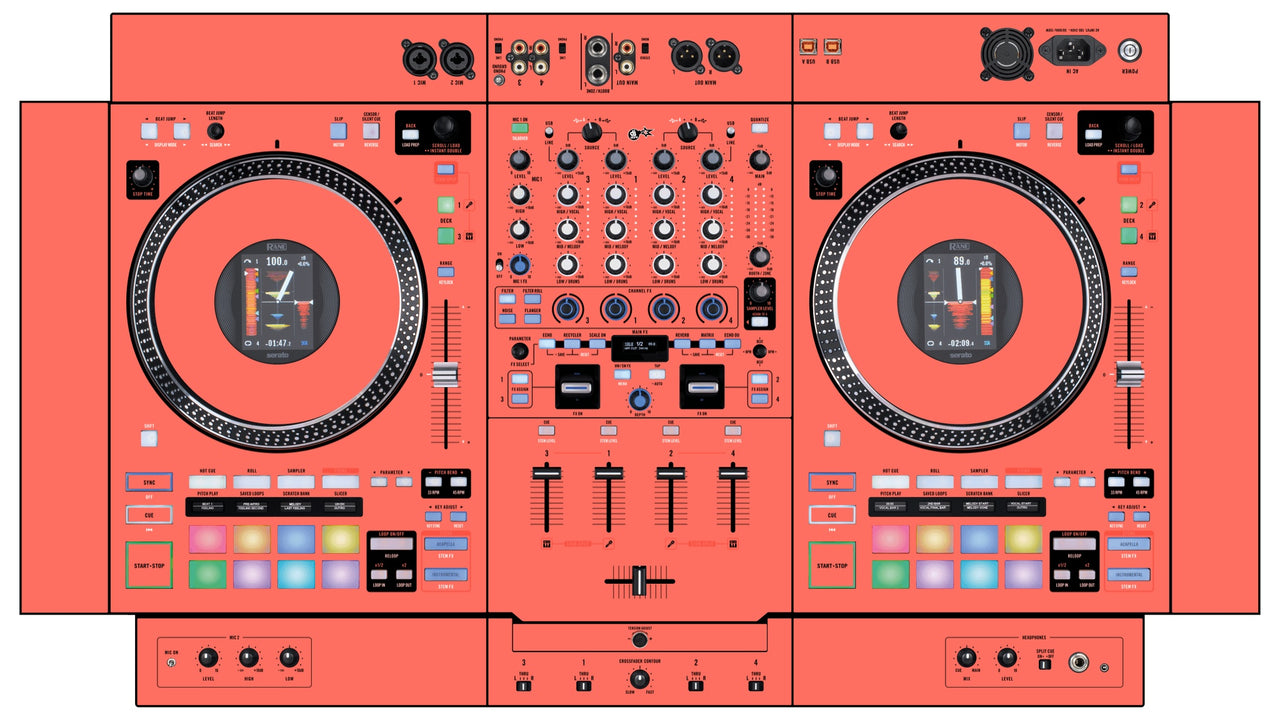 Rane Performer Skin Tangerine