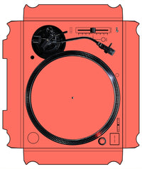 Technics 1200 / 1210 MK7 VERTICAL Skin Tangerine