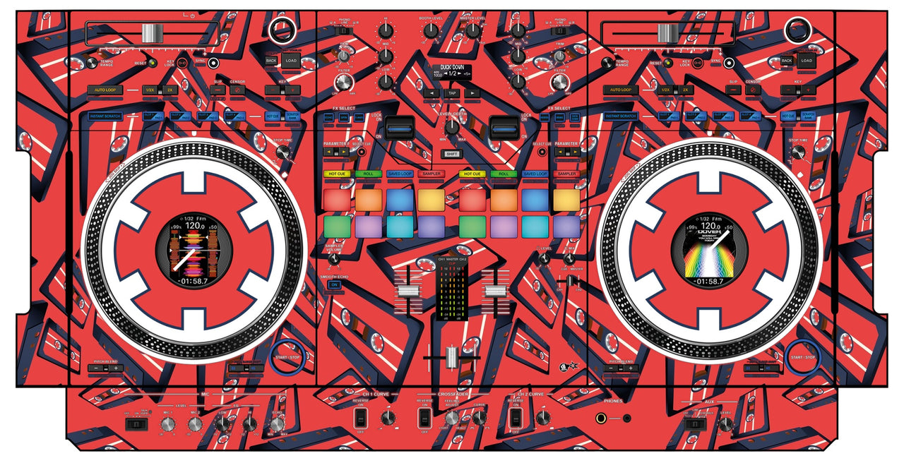 Pioneer DJ DDJ REV 7 Skin Tapedeck