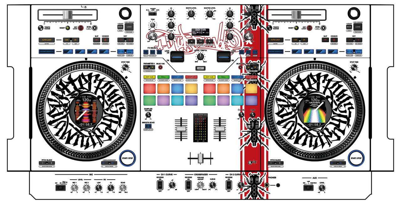 Pioneer DJ DDJ REV 7 Skin Thudrumble