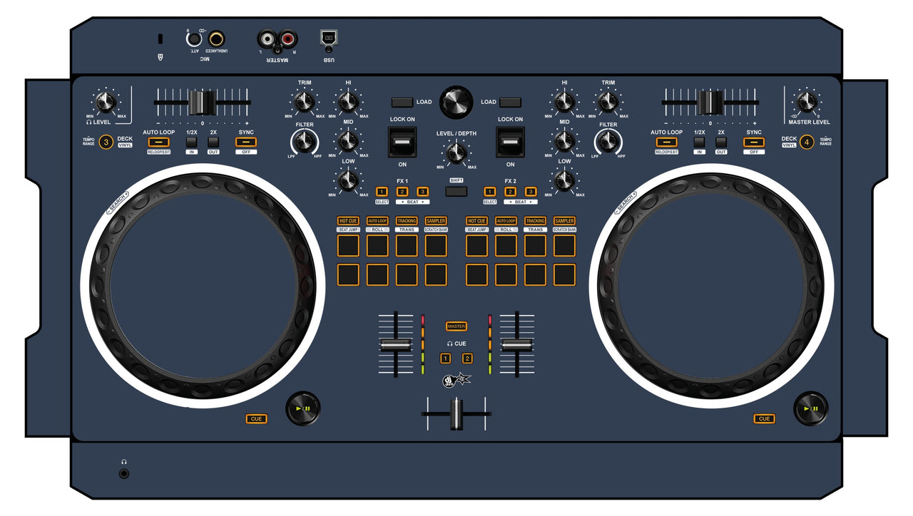 Pioneer DJ DDJ REV 1 Skin Twilight Blue