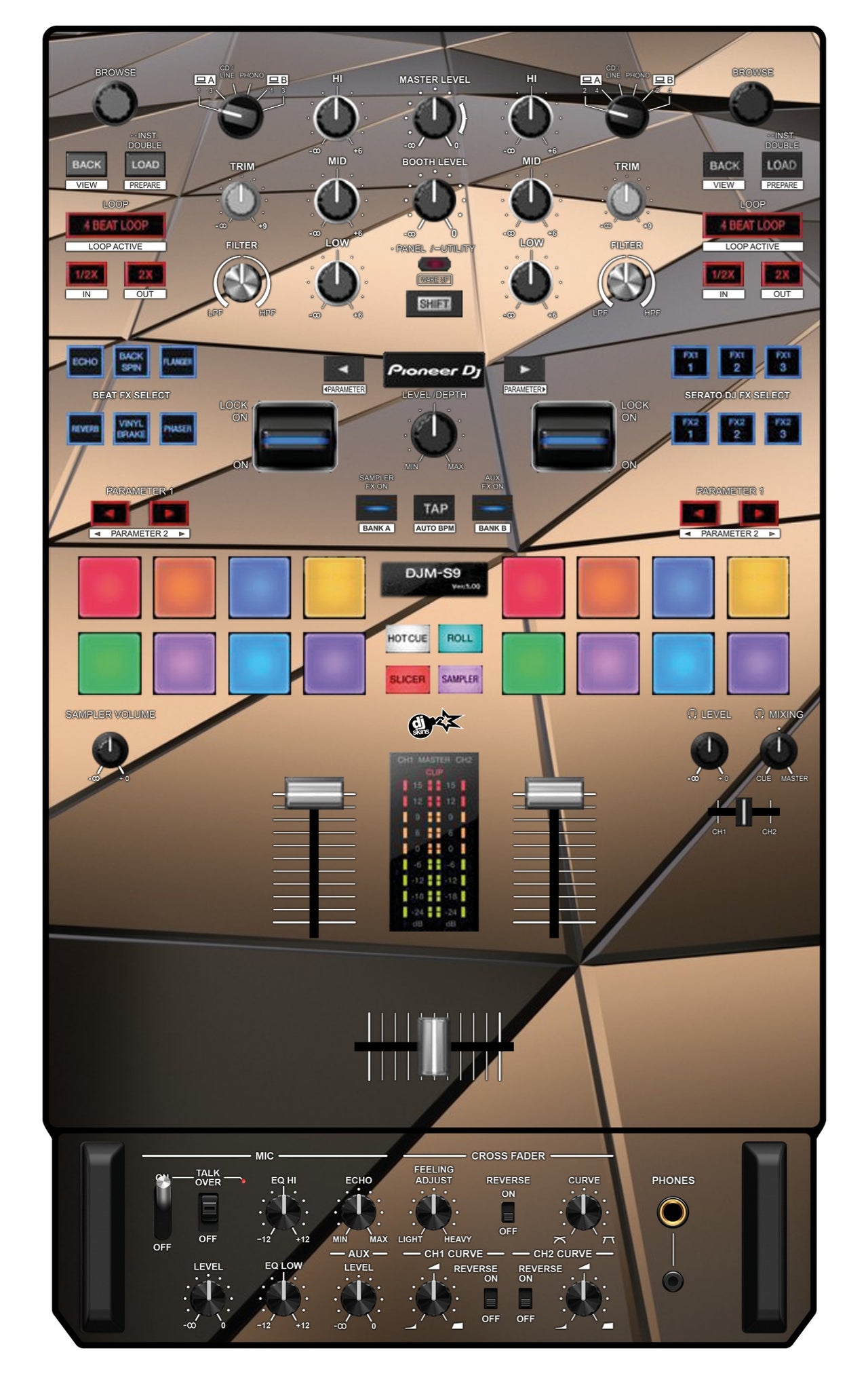 Pioneer DJ DJM S9 Skin Veneno