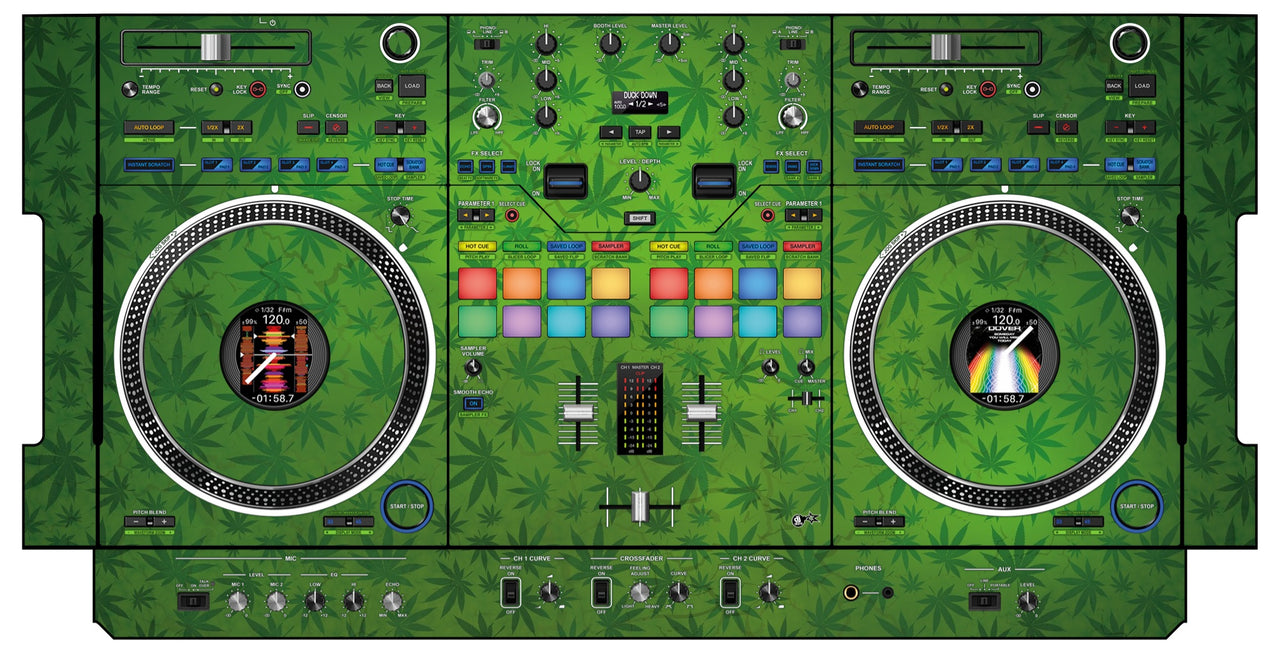 Pioneer DJ DDJ REV 7 Skin Weedhead
