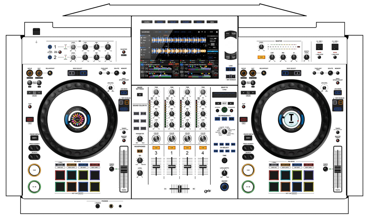 AlphaTheta XDJ AZ Skin White
