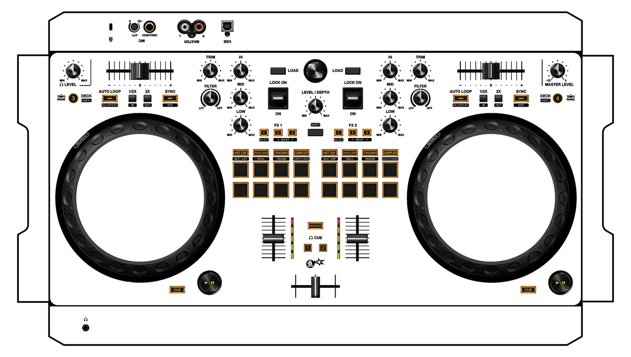 Pioneer DJ DDJ REV 1 Skin White