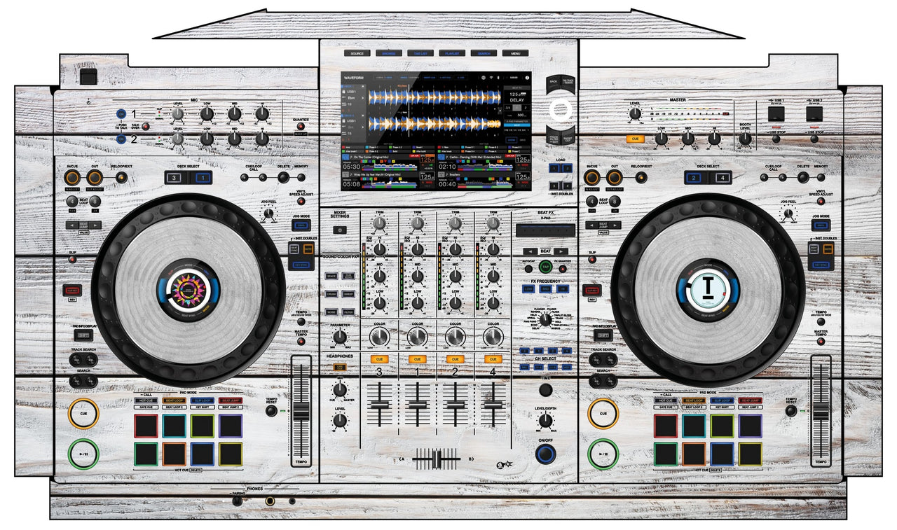 AlphaTheta XDJ AZ Skin Woody White