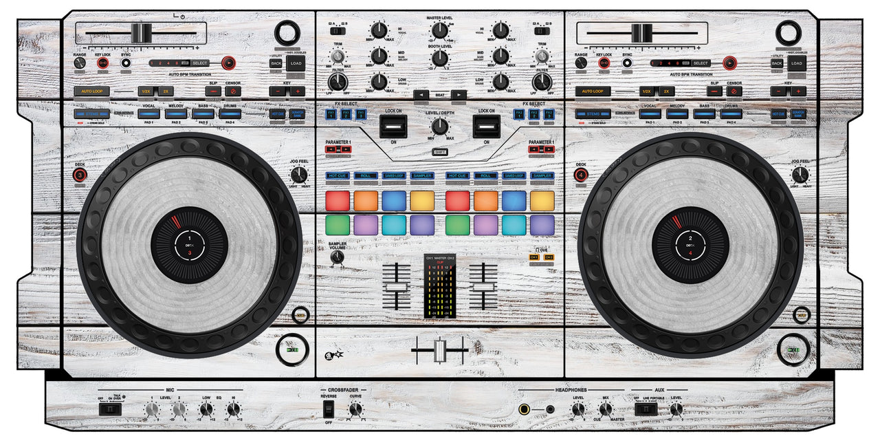 Pioneer DJ DDJ REV 5 Skin Woody White