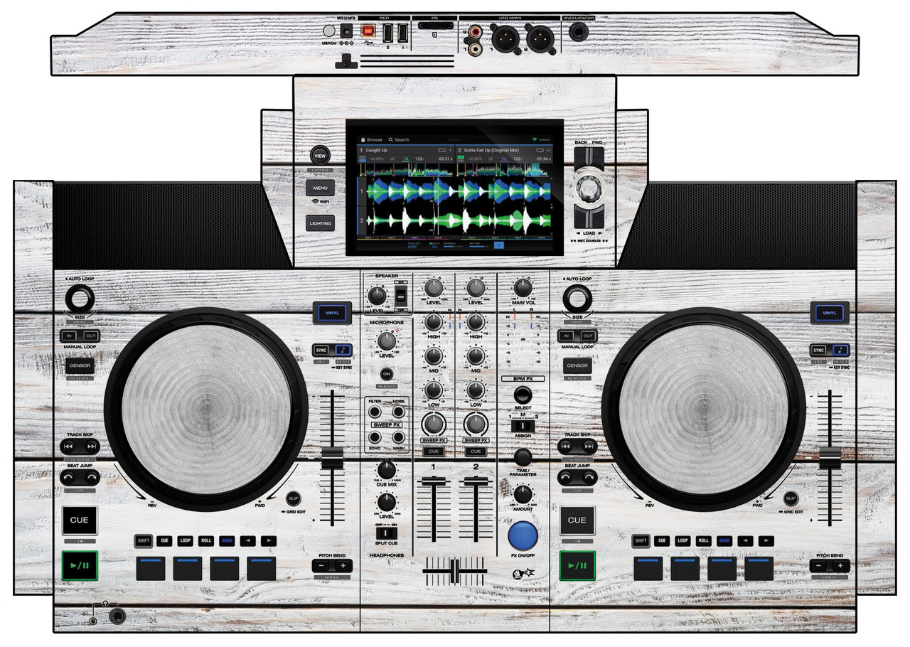 Denon DJ SC Live 2 Skin Woody White