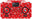 AlphaTheta XDJ AZ Skin X-MAS Red Snowflakes