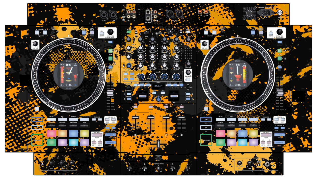 Rane Performer Skin Conflict Yellow