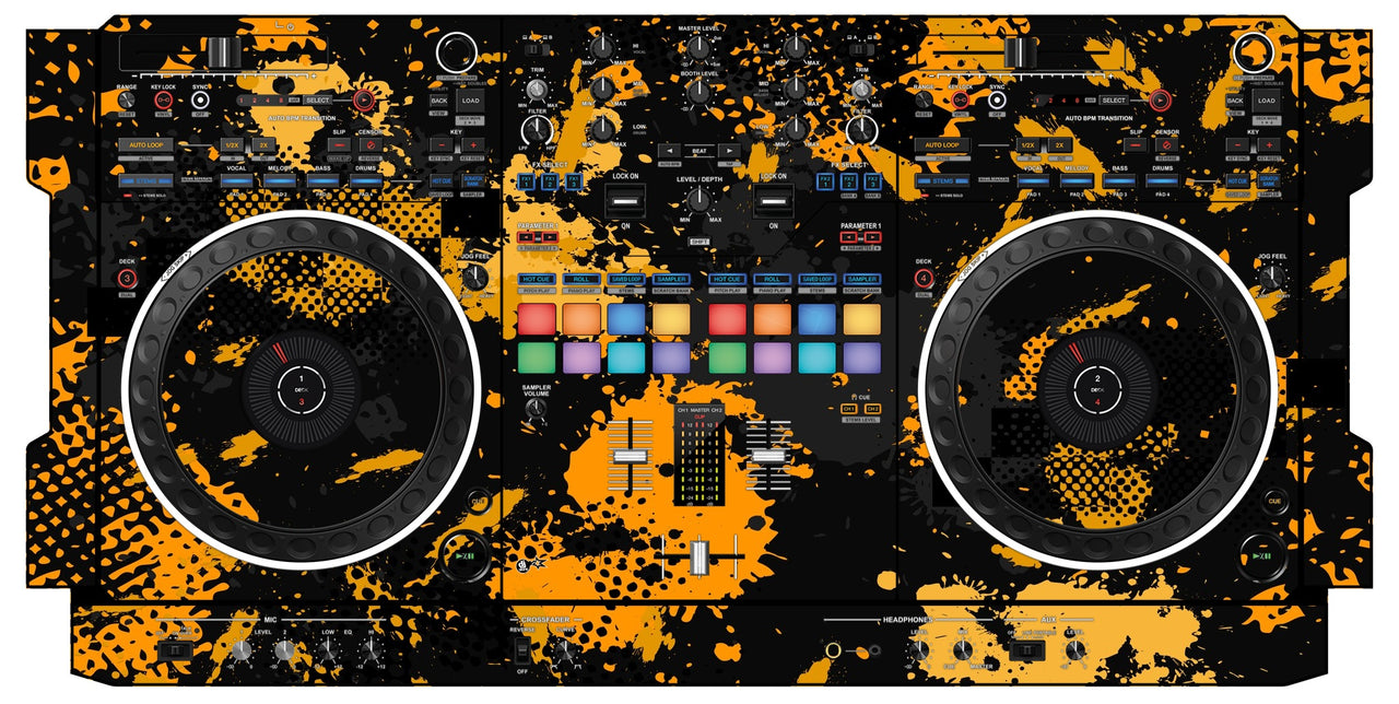 Pioneer DJ DDJ REV 5 Skin Conflict Yellow
