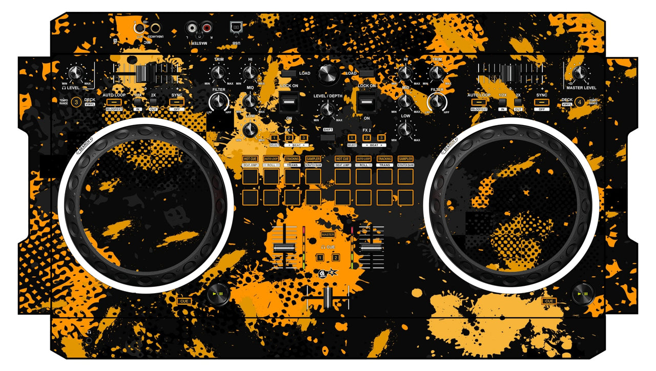 Pioneer DJ DDJ REV 1 Skin Conflict Yellow