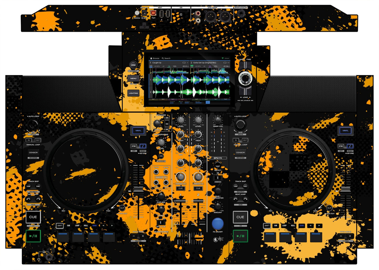 Denon DJ SC Live 2 Skin Conflict Yellow