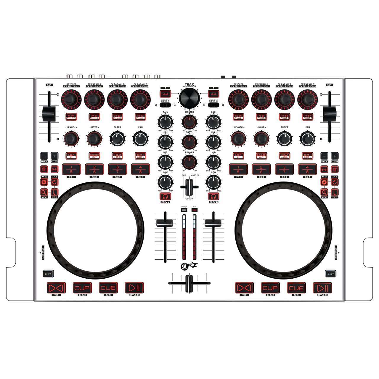 dj-skins Reloop Jockey 3 ME Skin WHITE aka STAR TROOPER