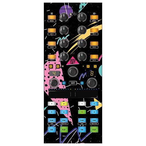 dj-skins Native Instruments X1 MK2 Skin 80s – MIZUCAT